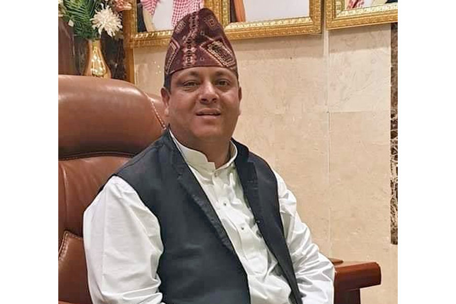 File: Shamsher Miya, the president of the Nepal Hajj Committee