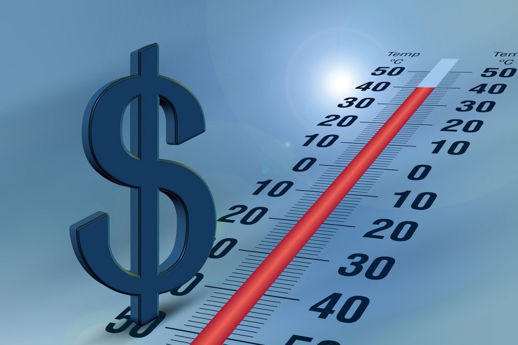 climate finance and investment rises with temperature
