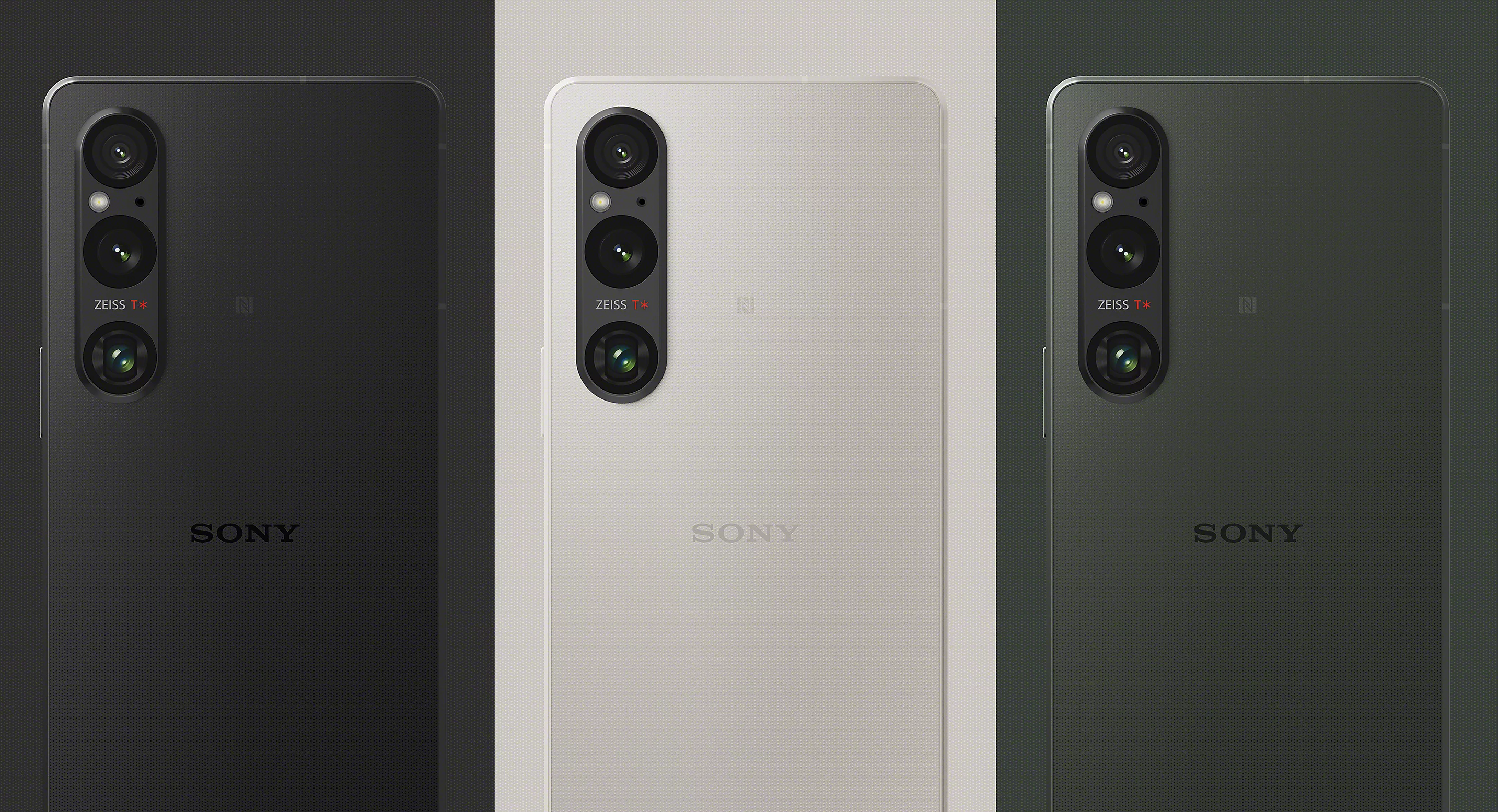 Sony Xperia 1 V colour options. Photo: Sony