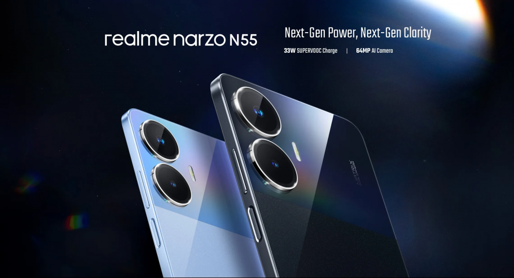 Realme Narzo N55. Photo Realme India