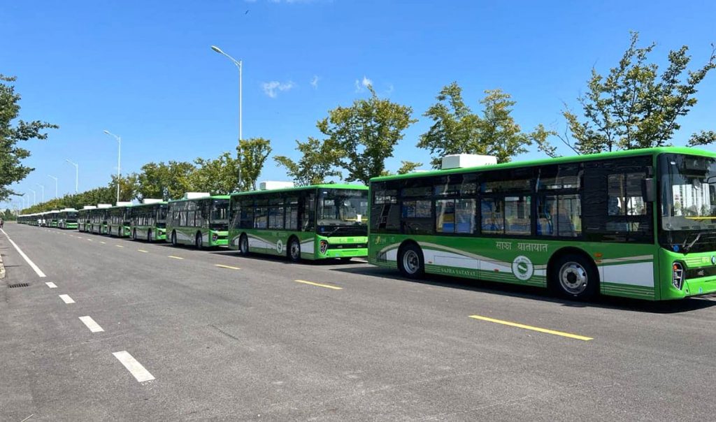 Sajha Yatayat electric bus