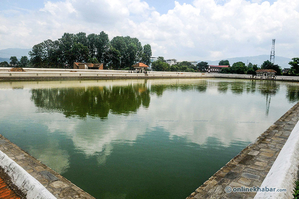 Siddhapokhari in Bhaktapur.