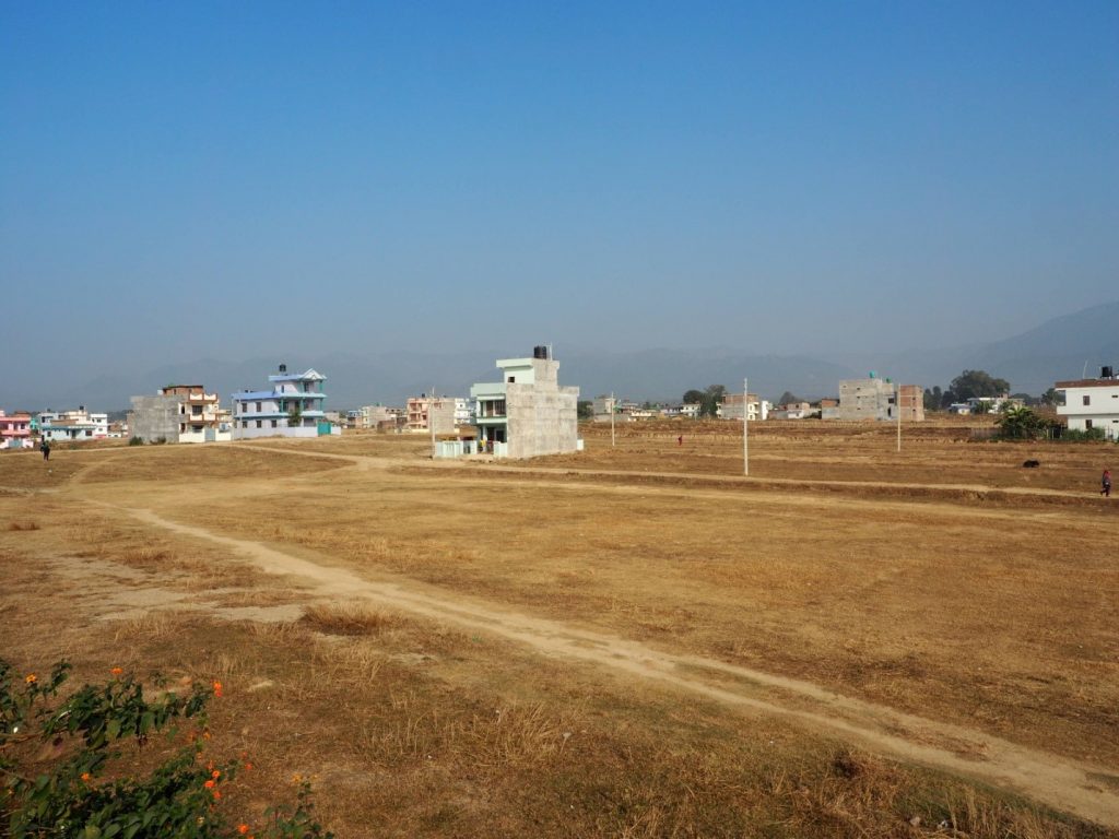 Residential area allocated for plotting by Tulsipur sub-metropolitan city.