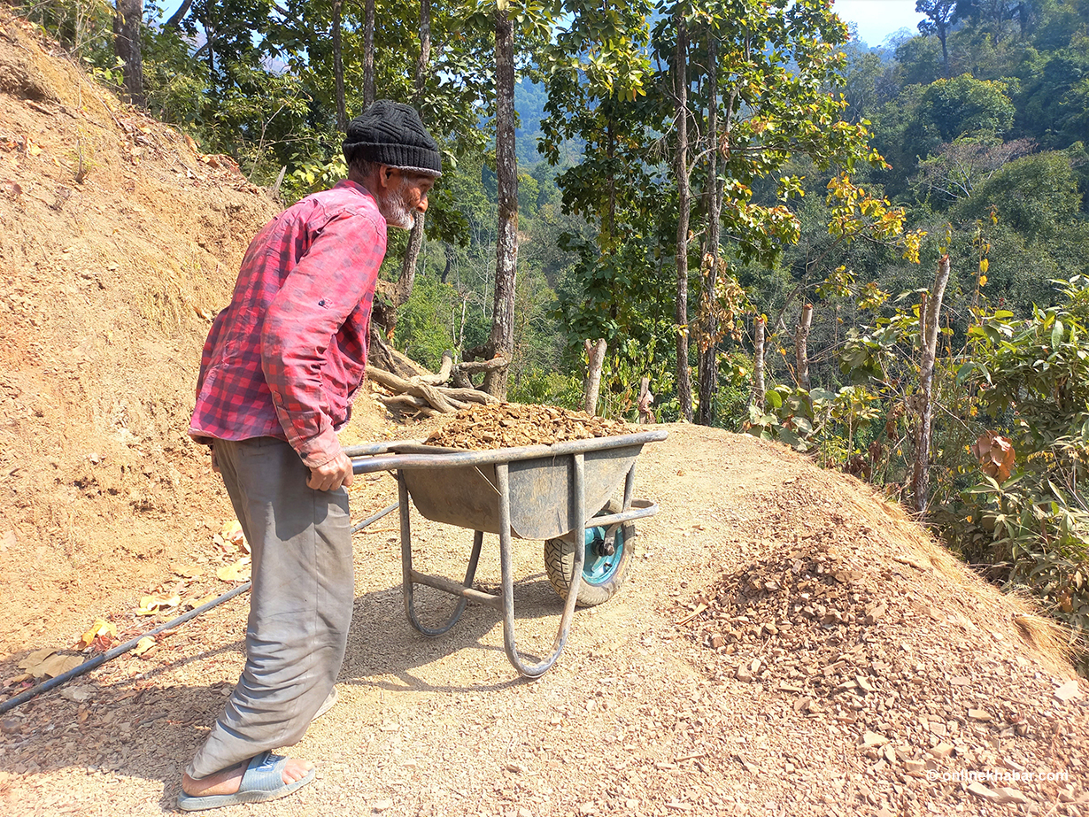 During his road-building endeavours, Chandrabir Oli encountered various challenges, including injuries to his hands and legs, occasional tumbles, and even a serious illness.