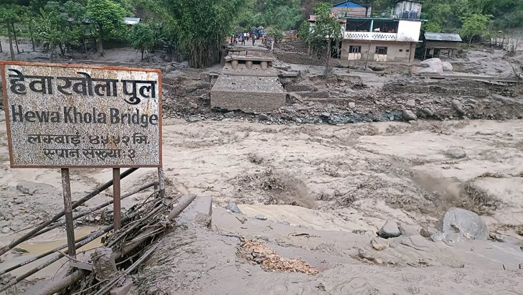 Monsoon wreaks havoc in eastern Nepal as landslides and floods obstruct Mechi highway
