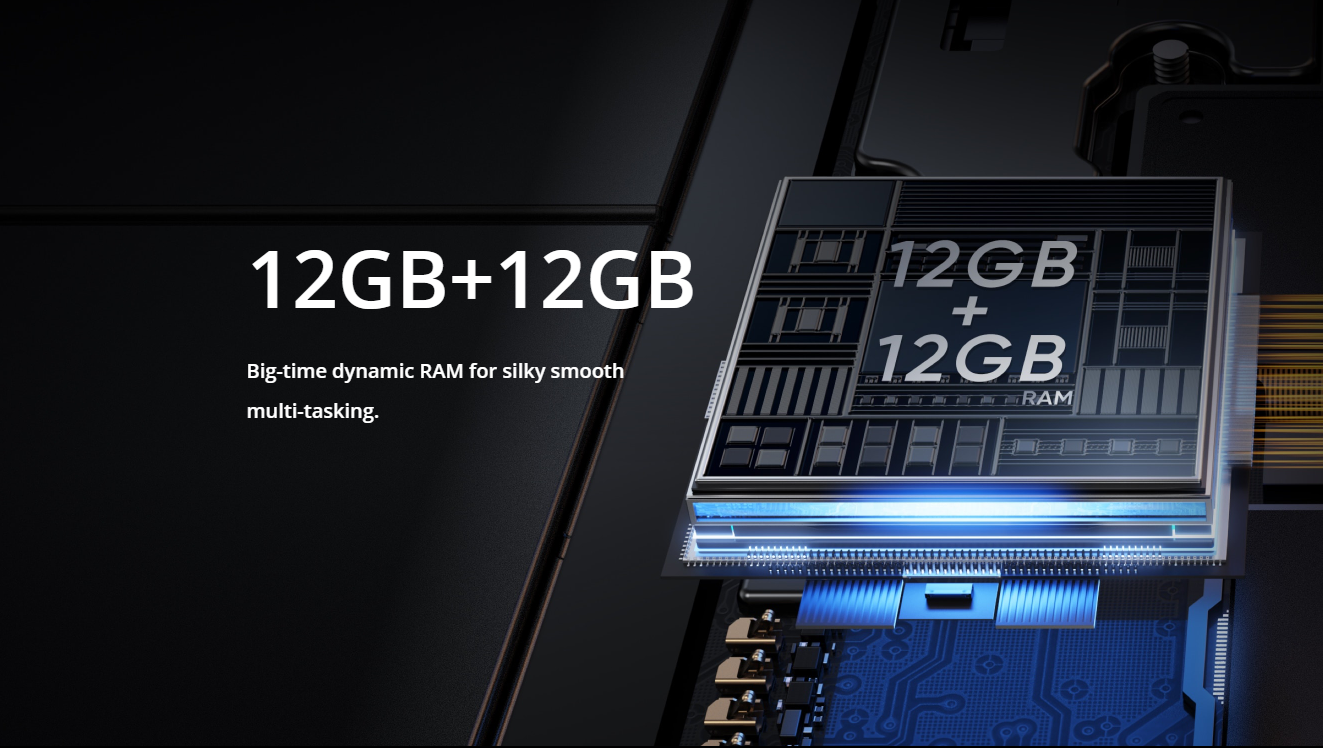 RAM and Storage on Realme 11 Pro+. Photo: Realme