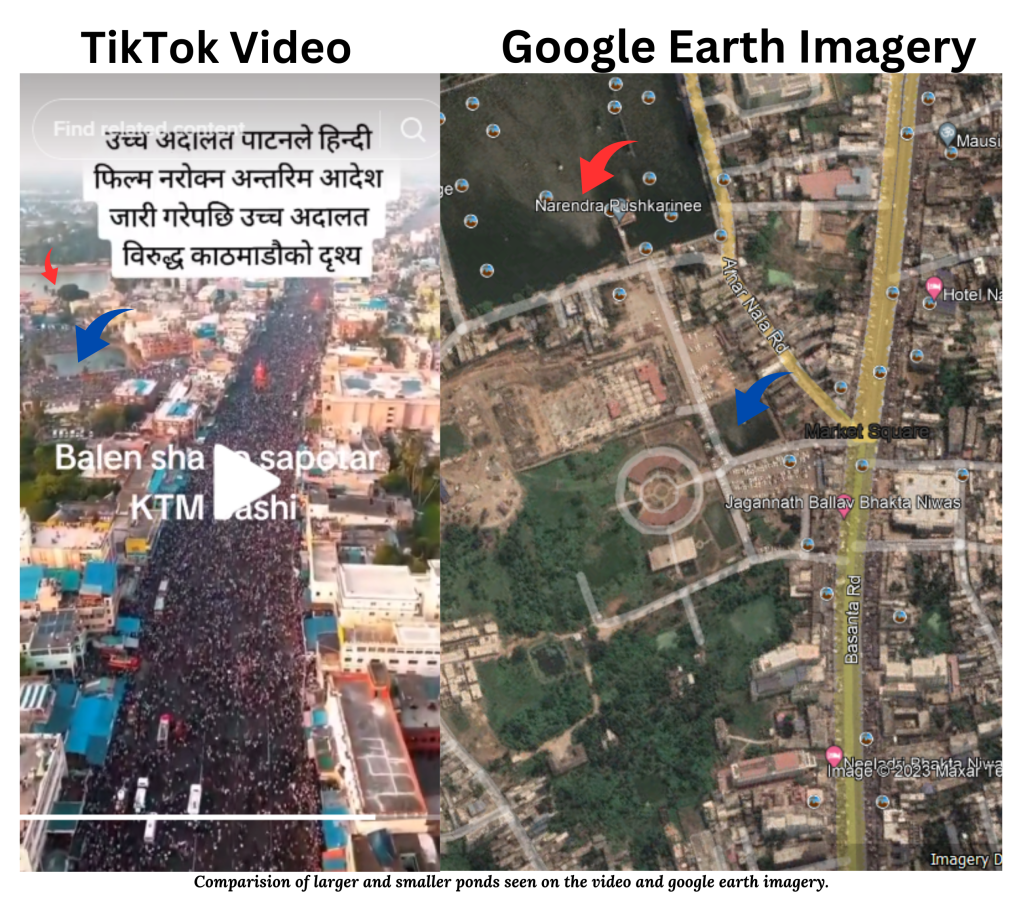 Misinformation spreads on TikTok with video falsely connecting Indian festival to support for Kathmandu’s mayor