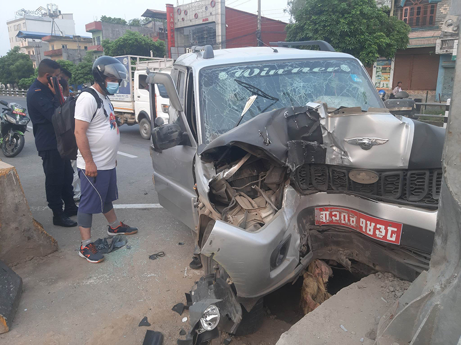 1 dead, 5 injured in SUV accident in Tilottama