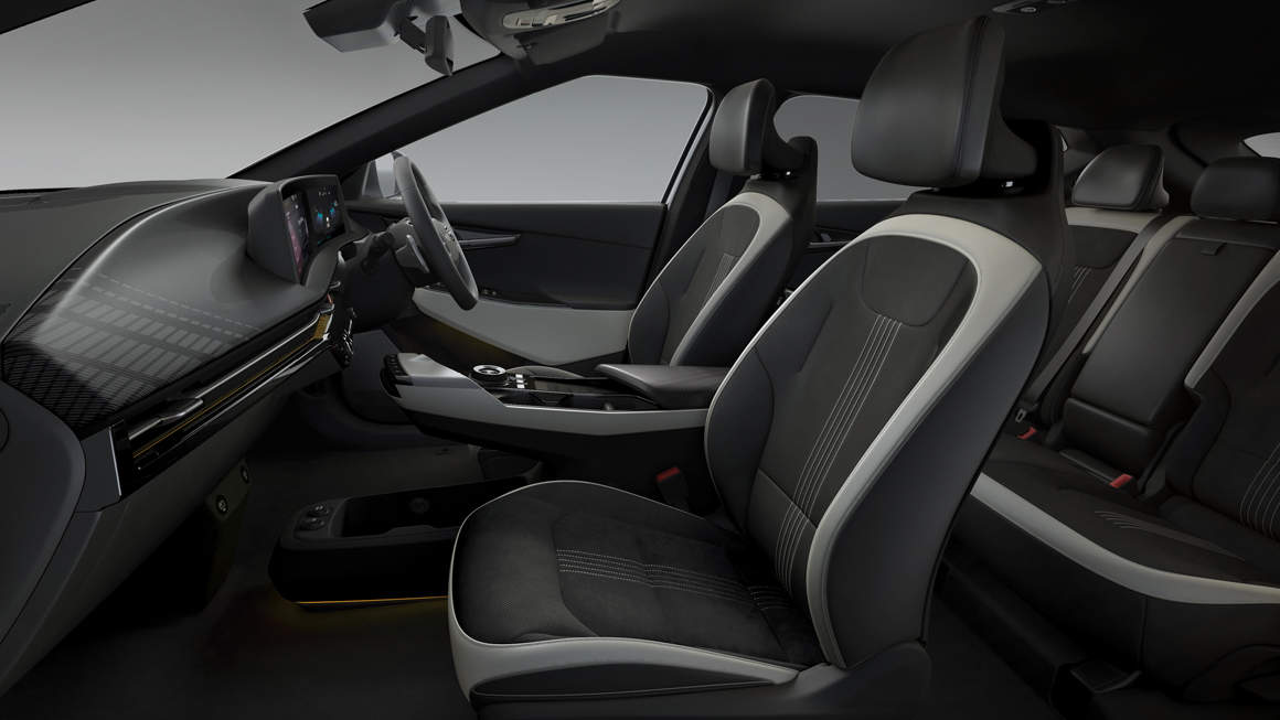 Kia EV6 interior with seats. Photo: Kia