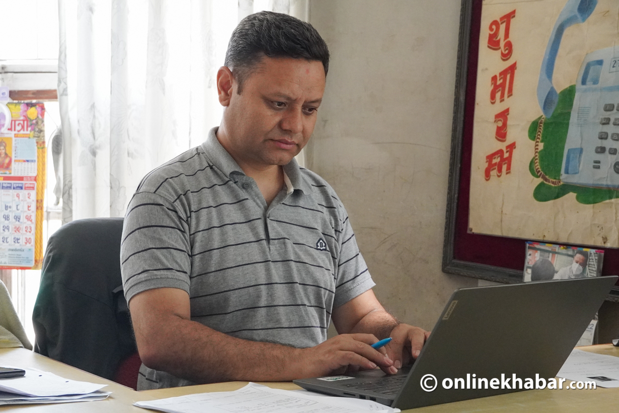  Sagar Bhandari, manager at the child helpline