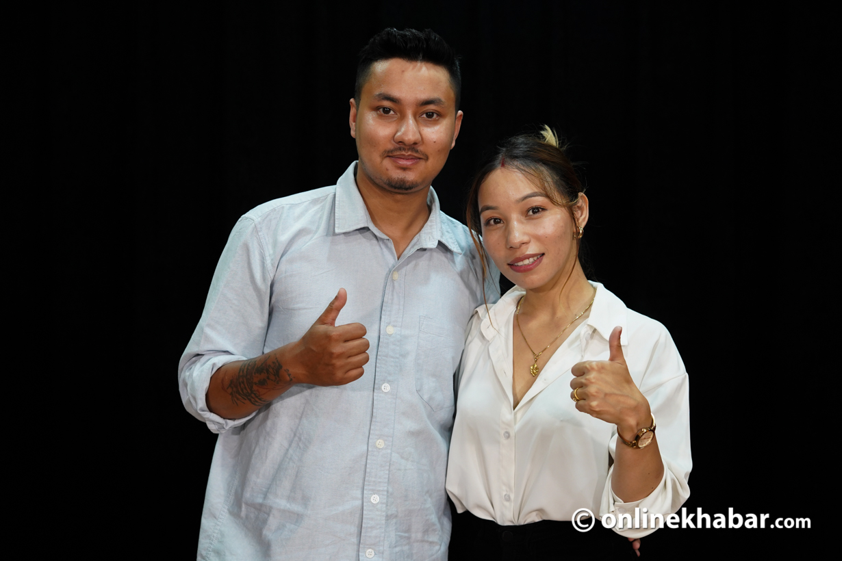 Founder CEO Pranicz Man Singh Adhikari and Ekta Chudal Adhikari. Photo: Bikash Shrestha