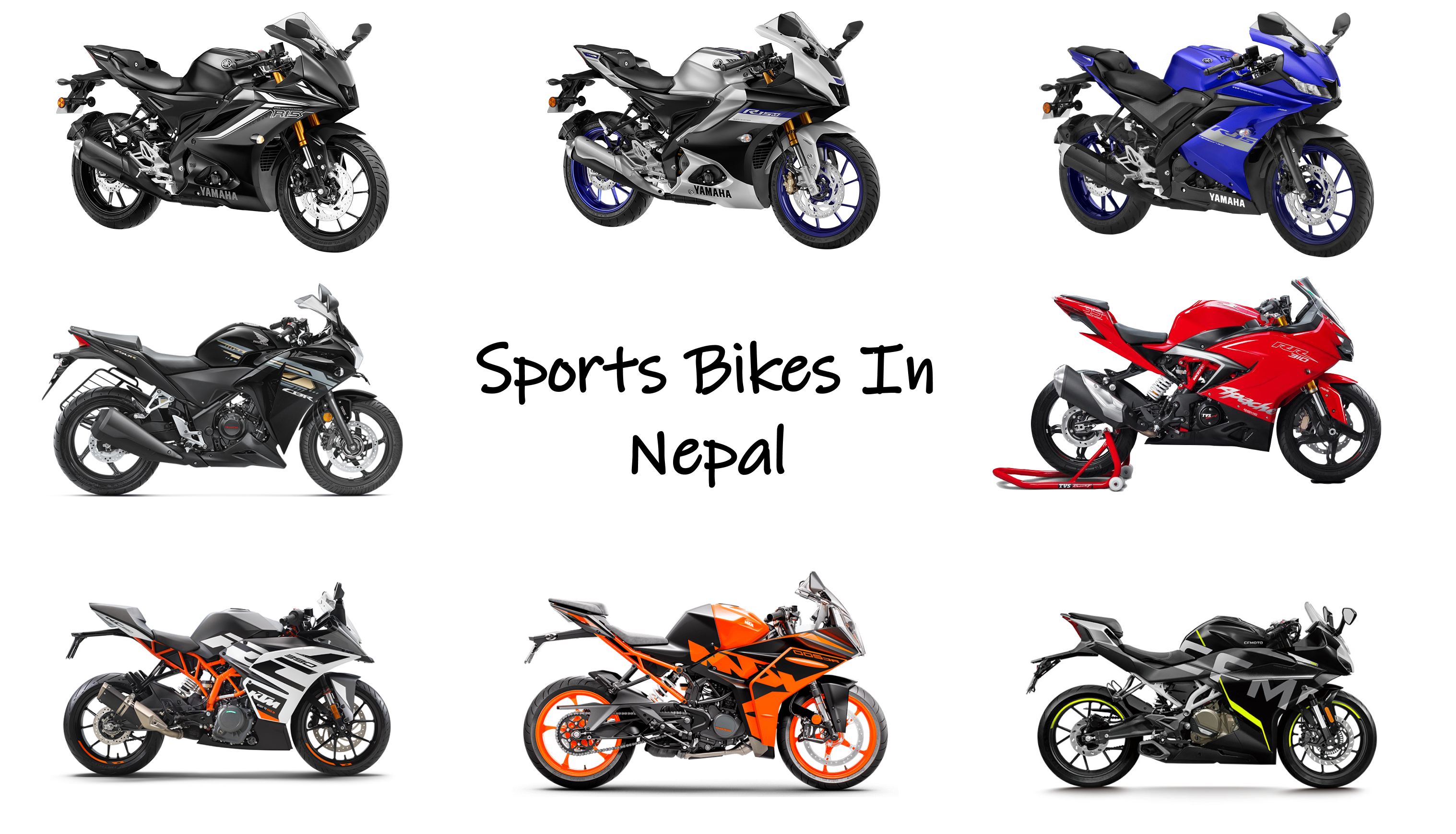 Price list: Top 8 sports bikes under Rs 1 million (10 lakhs) in Nepal 2023