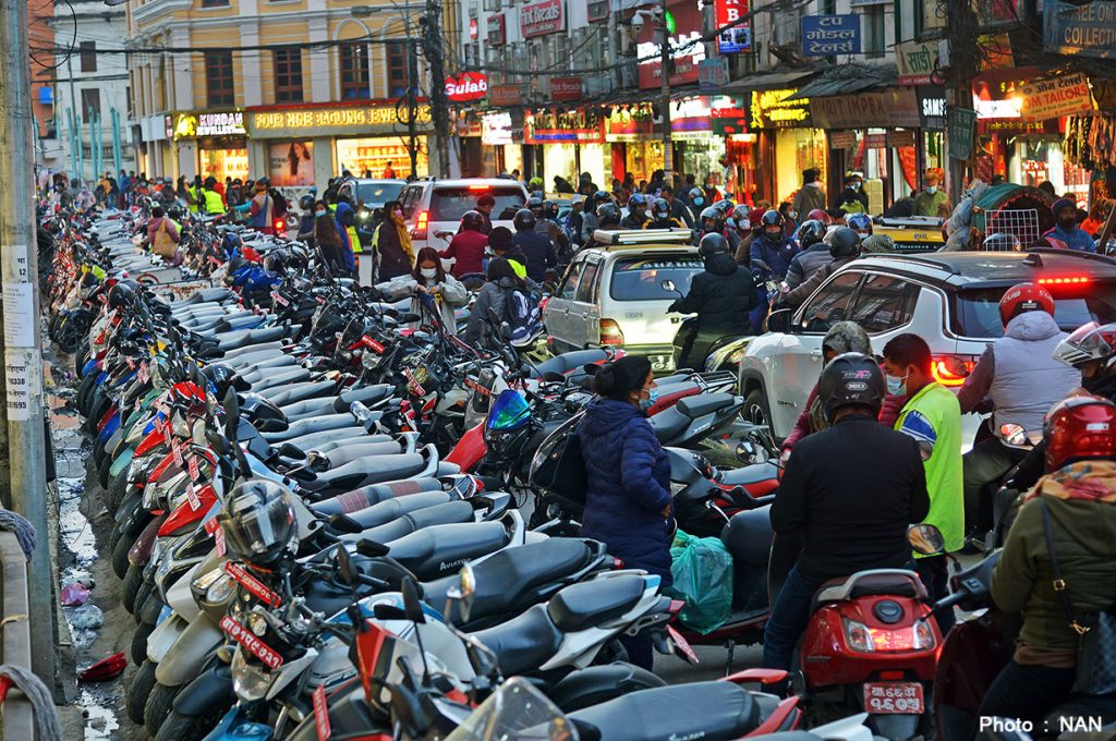 Kathmandu metropolitan city sets parking fees across the city