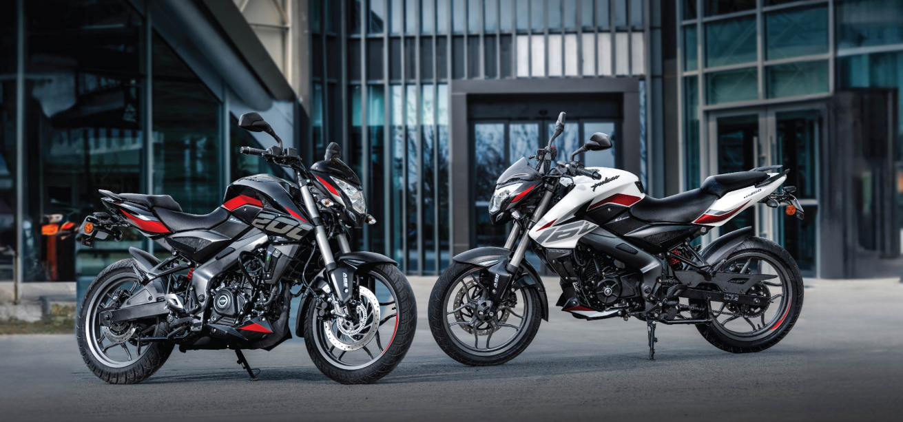 Bajaj Pulsar NS200(left) and Pulsar NS160(right). Photo: Bajaj Nepal