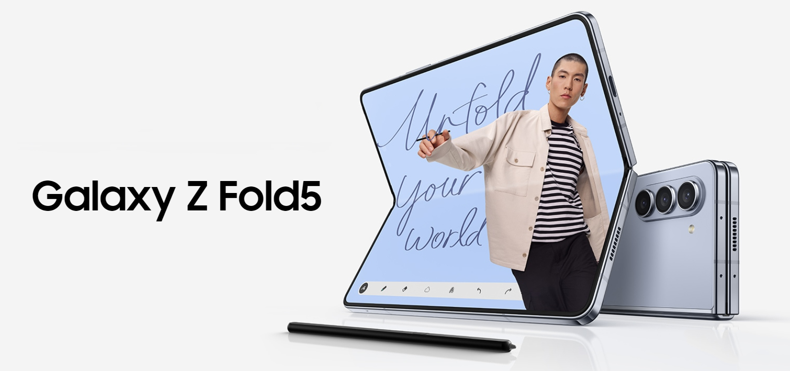 Samsung Galaxy ZFold 5. Photo: Samsung 