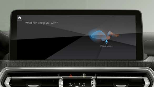 BMW Intelligent Personal Assistant BMW iX3. Photo: BMW Nepal