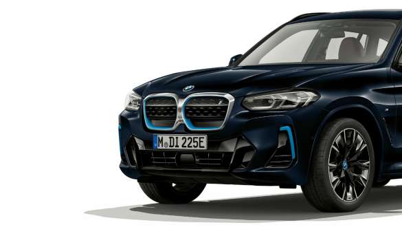 Front design of BMW iX3. Photo: BMW Nepal