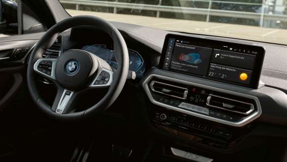 Cockpit of BMW iX3. Photo: BMW Nepal
