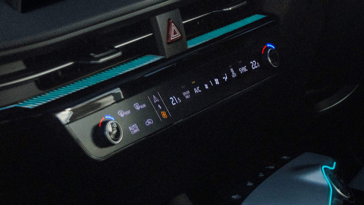 Digital Control Panel on the Kia EV6. Photo: Kia 