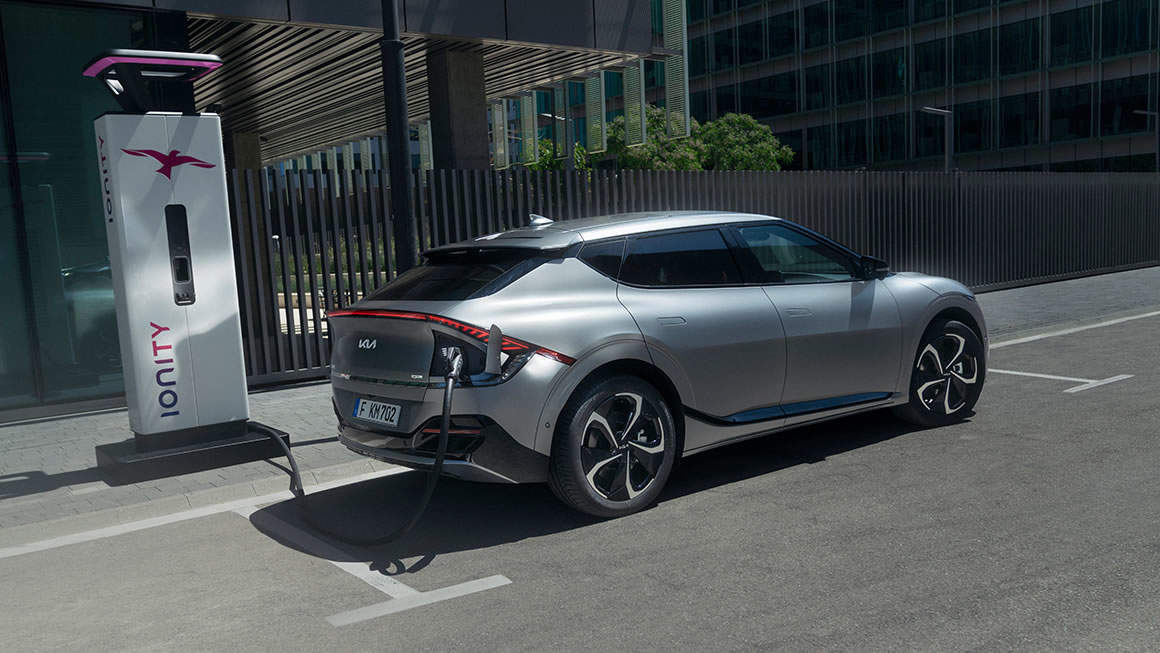 Charging Kia EV6. Photo: Kia