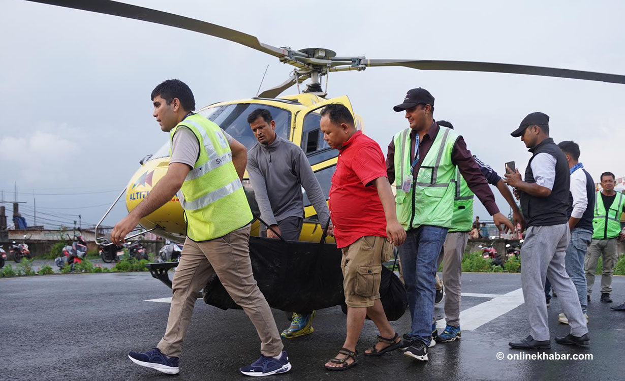 Helicopter Crash Nepal