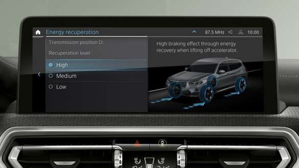 Recuperation system of the BMW iX3. Photo: BMW Nepal