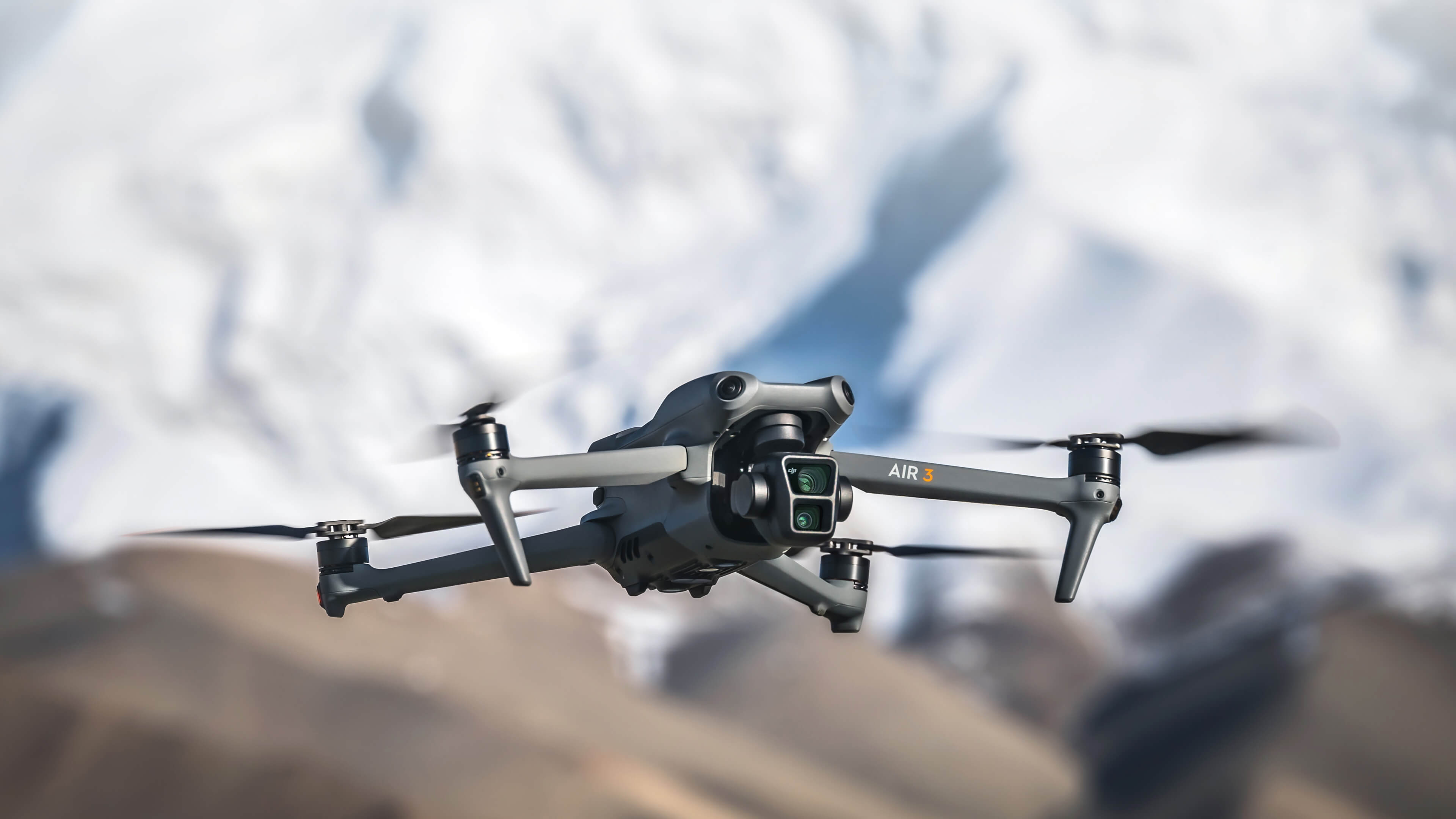 DJI Air 3 when flying. Photo: DJI