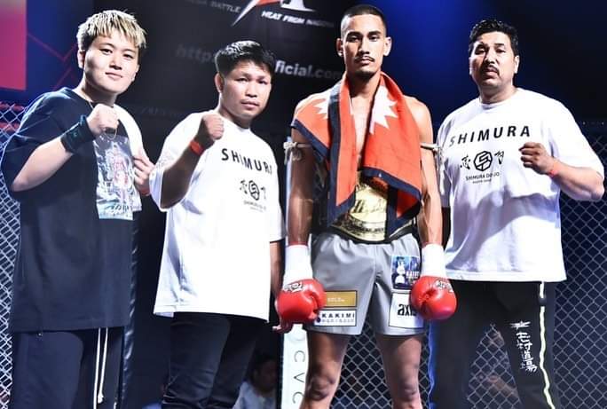 Kickboxer Abiral Ghimire continues to shine in Japan