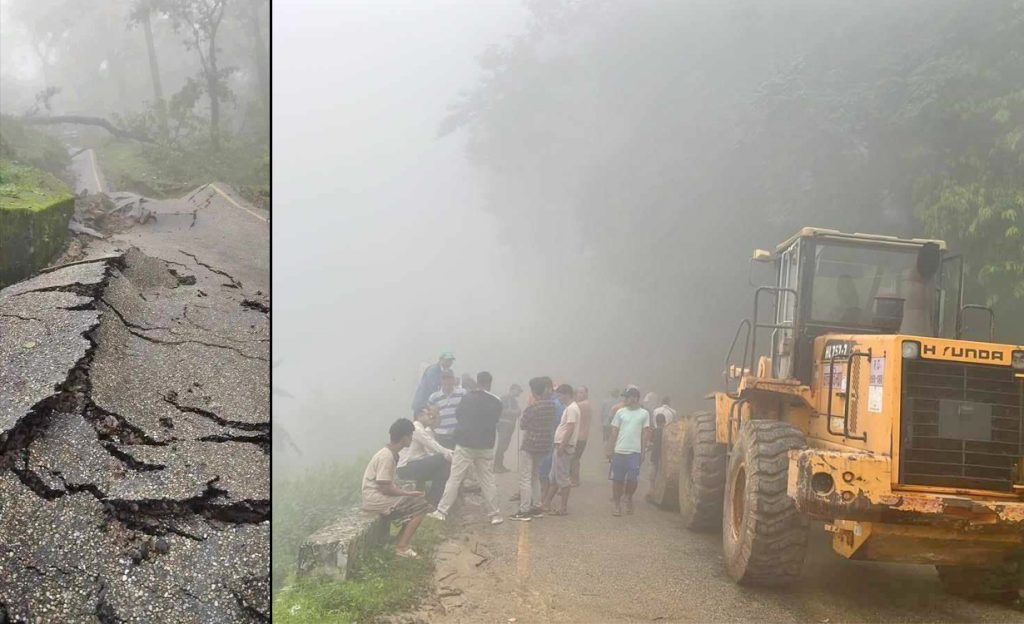 7 districts in far west Nepal affected due to recurring landslides on the Bhimdatta highway