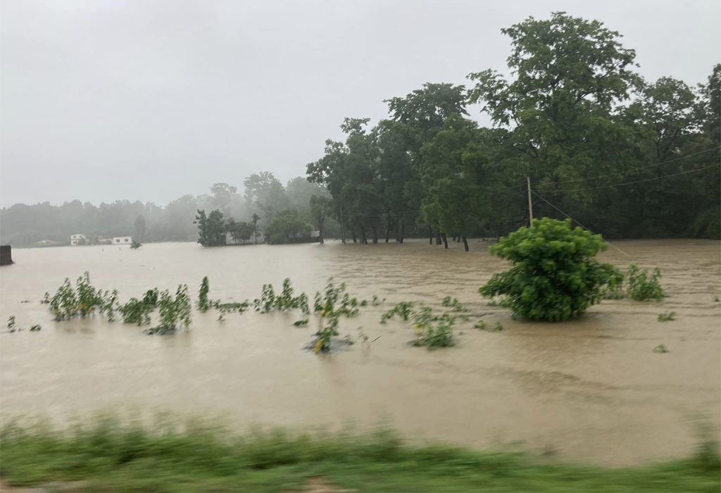 Heavy rainfall inundates villages in Bardiya