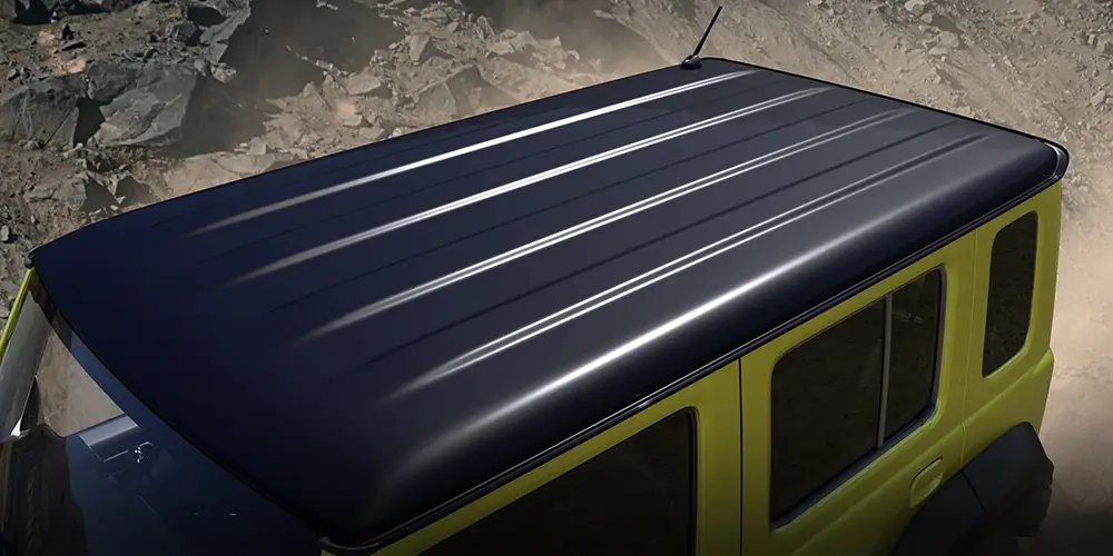 Maruti Suzuki Jimny roof rail. Photo: Maruti Suzuki