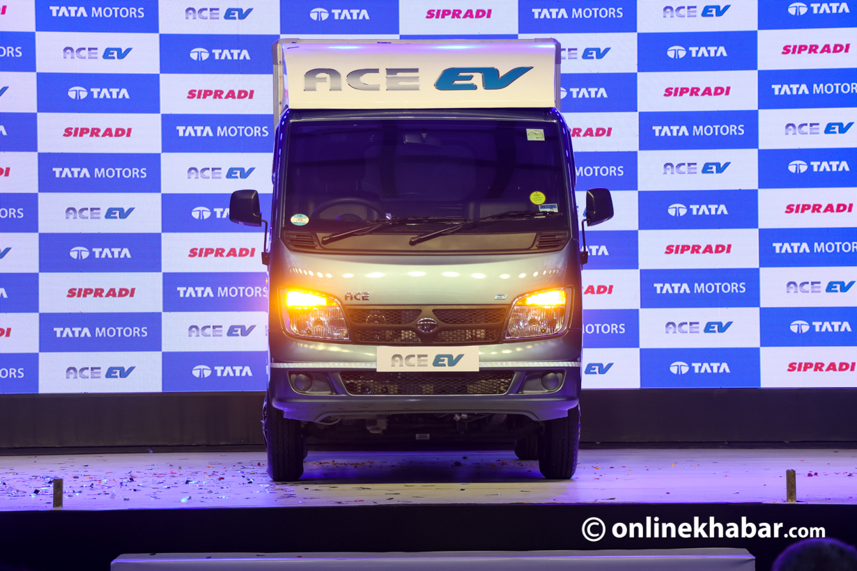 Tata’s first electric commercial vehicle Ace EV launched in Nepal