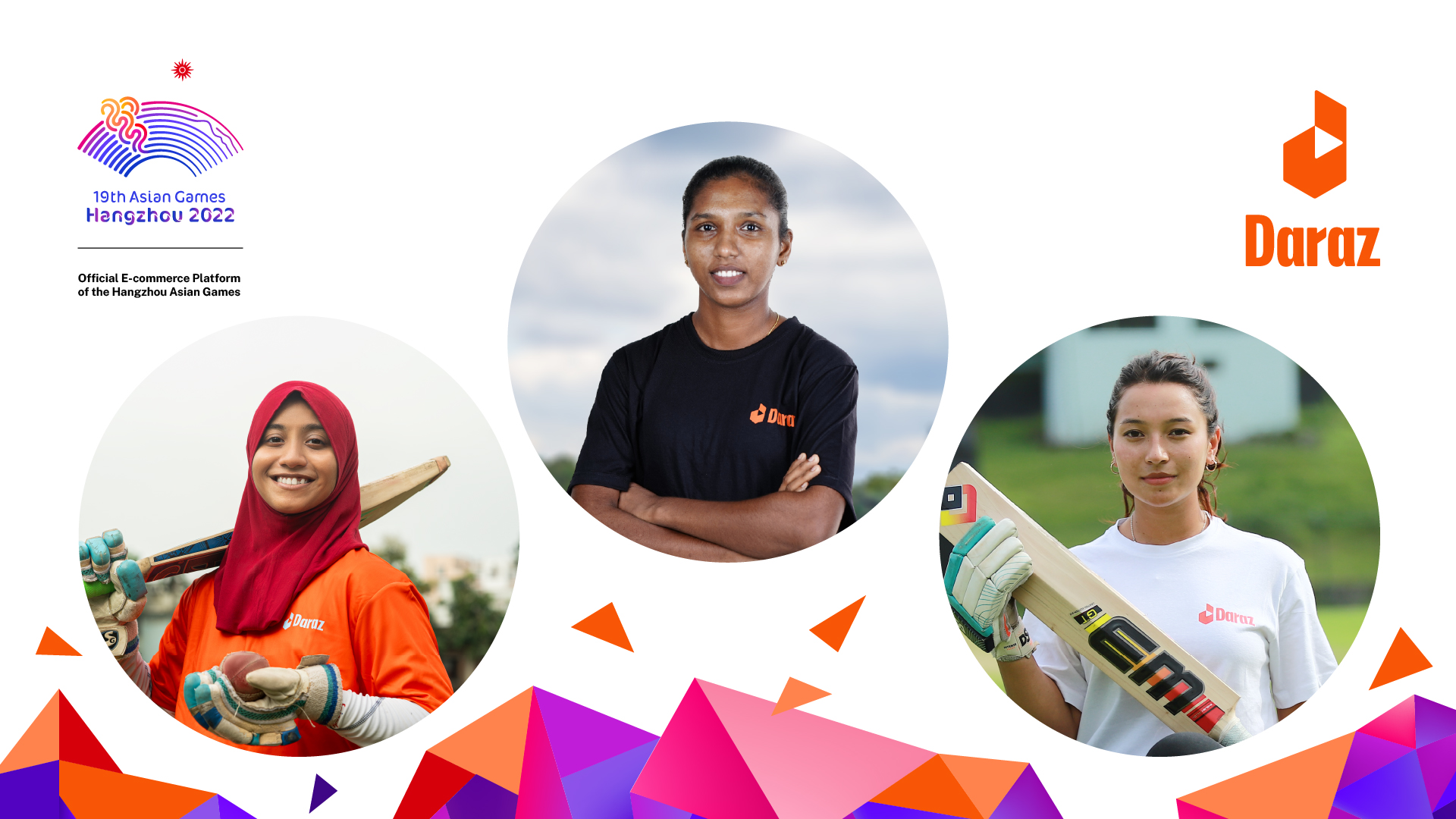 Daraz to take 3 young female cricketers from South Asia to the Asian Games