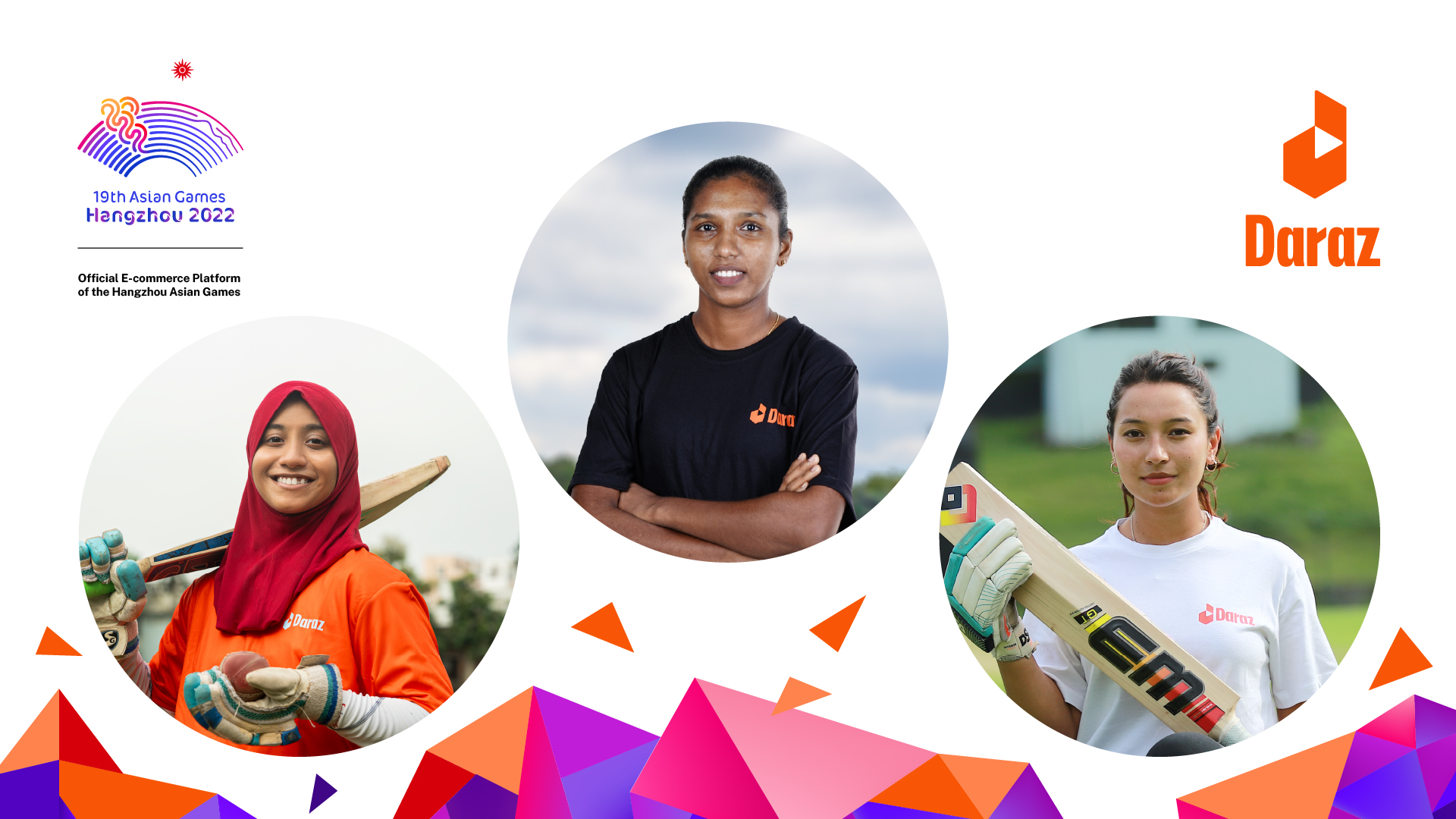 Daraz to take 3 young female cricketers from South Asia to the Asian Games 