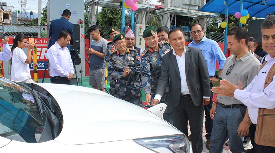 2 EV charging stations come into operation in petrol pumps in Pokhara