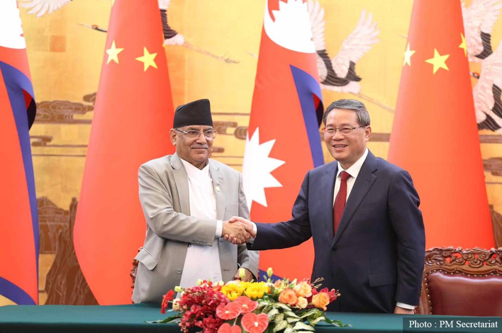13-point MoU signed between Nepal and China in Beijing