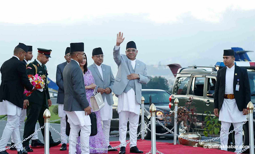 PM Dahal to take part in NAM Summit, leaving for Uganda on Jan 18