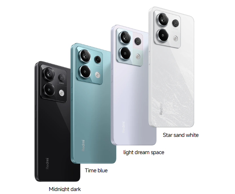 Redmi Note 13 pro colour options. Photo: Mi