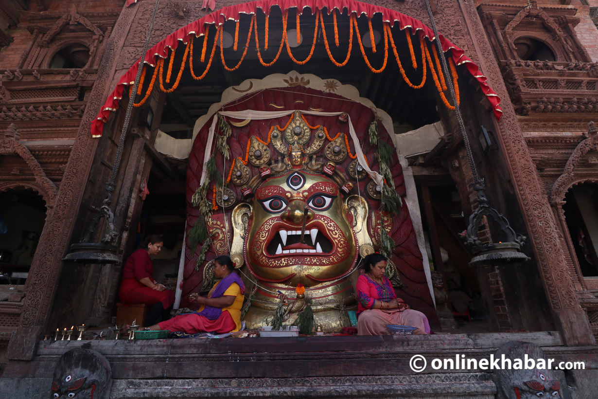 forms of bhairav Swet Bhairav hanumandhoka kathmandu