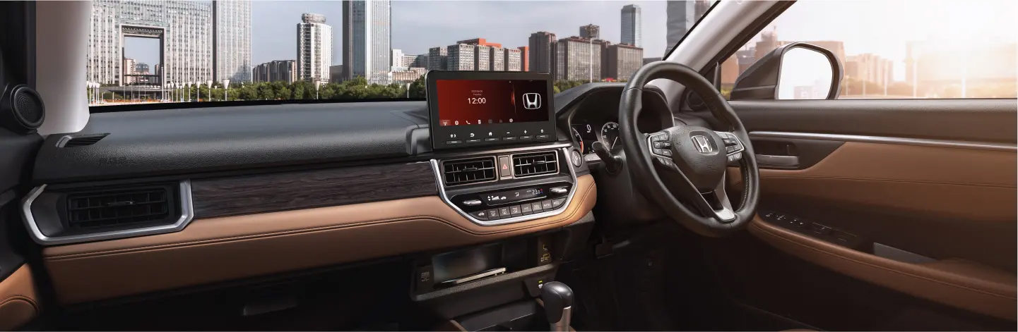 Front dash on the Honda Elevate. Photo: Honda Cars India