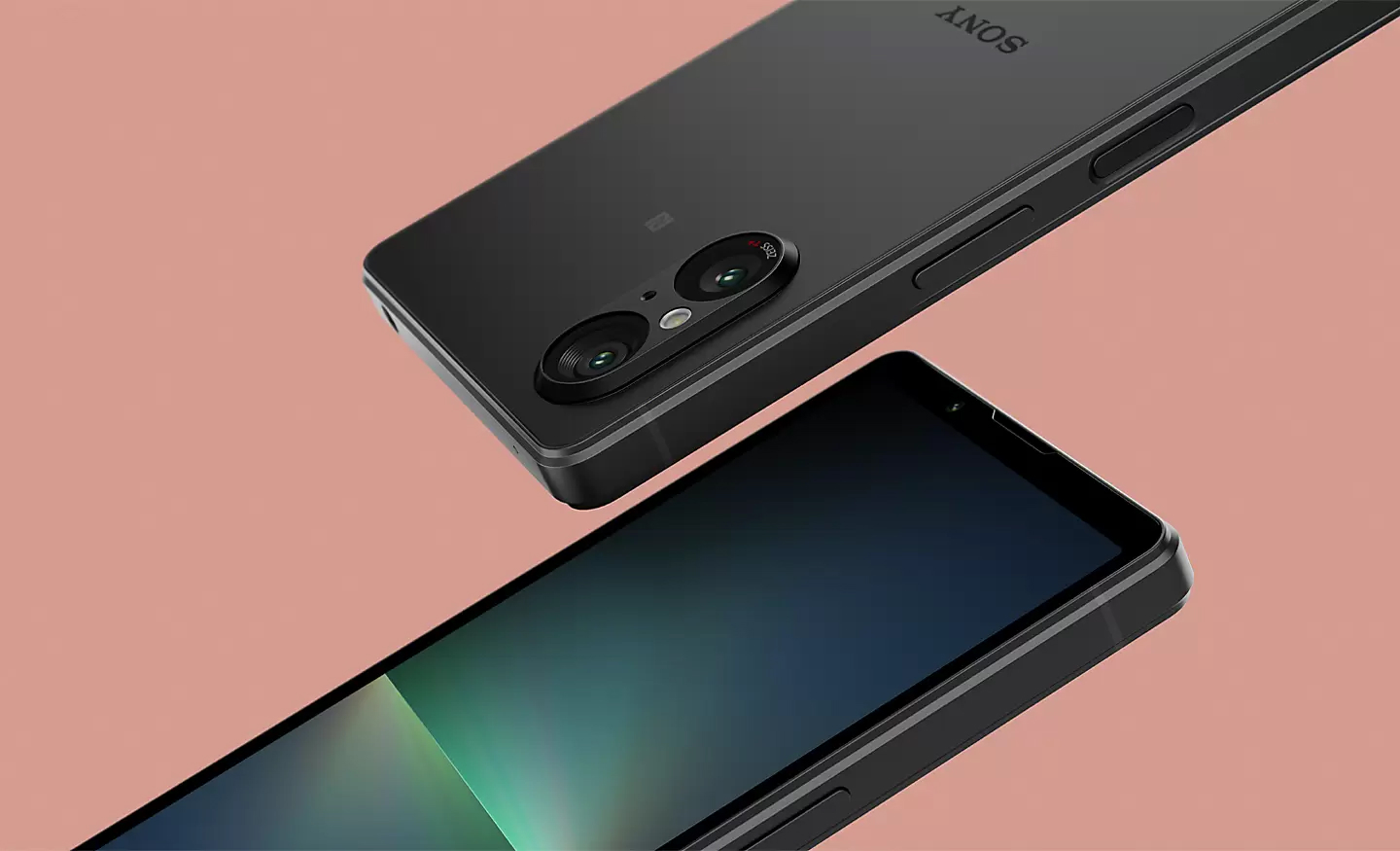 Sony Xperia 5 V rear and front camera. Photo: Sony