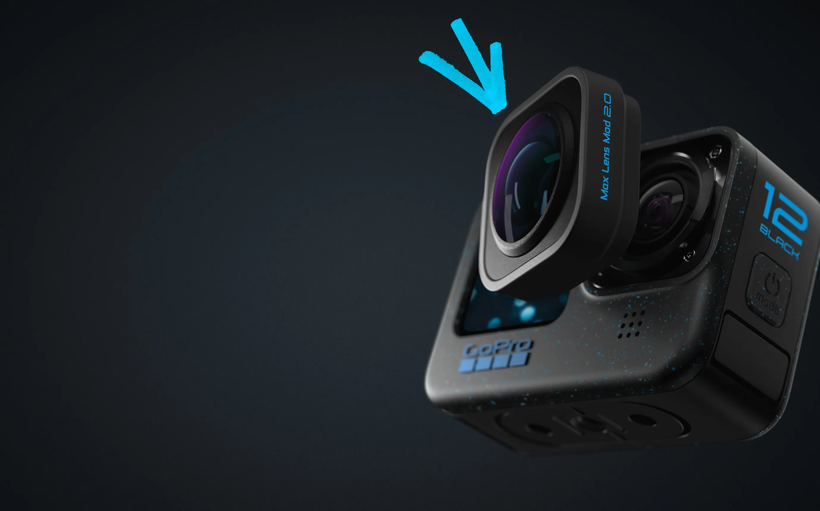 GoPro Hero 12 Black Max Lens Mod 2.0. Photo: GoPro