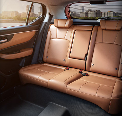 Rear seats on the Honda Elevate. Photo: Honda Cars India