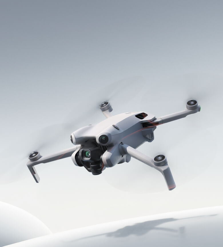 Kit Flotteurs Pour DJI Mini 3 Pro / Mini 4 Pro - Design Trépied Pour Atterrissage Sur L'eau - ABS Rouge/gris, Léger Et Stable