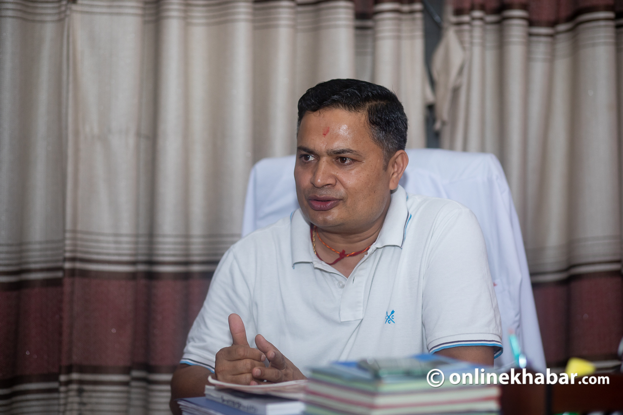Dr Shree Ram Tiwari, the head of the hospital's emergency room