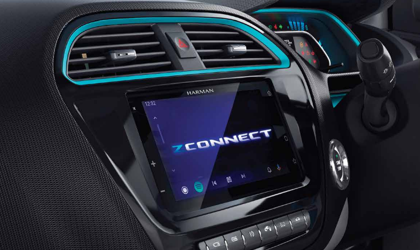 Tata Tiago EV infotainment system. Photo: Tata Motors Nepal