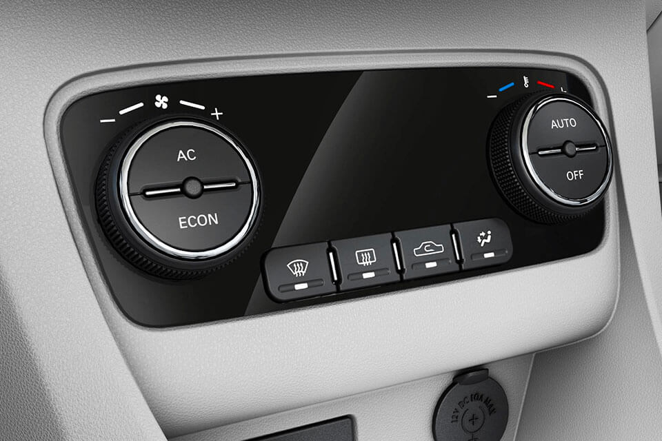 Tata Tiago EV climate control. Photo: Tata Motors Nepal