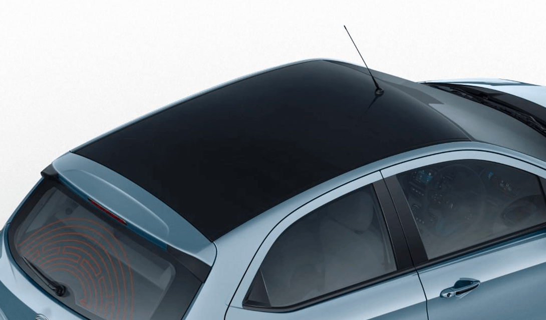 Tata Tiago EV roof. Photo: Tata Motors Nepal