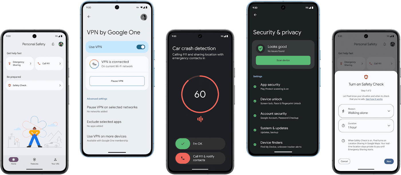 Google Pixel 8 security. Photo: Google 