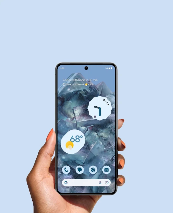 Google Pixel 8 Pro  display. Photo: Google 